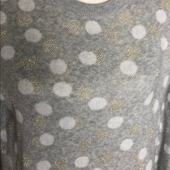 Grey Polka Dot Sweater - Picture 2 of 3